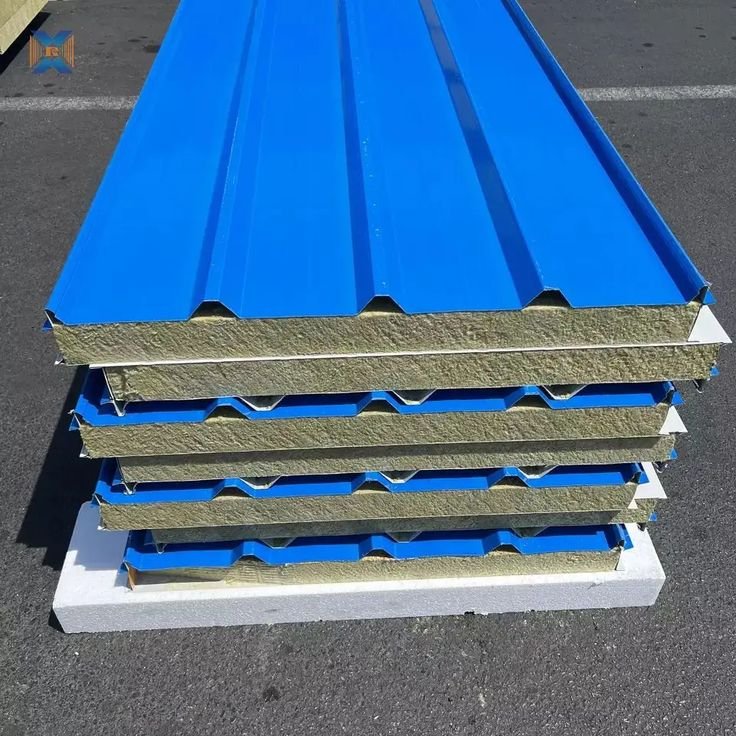 ألواح ساندوتش بانل بعزل حراري وصوتي فعال