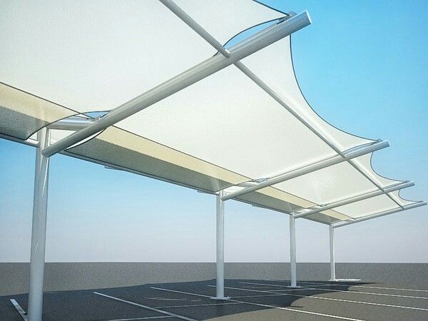 مظلات قماش PVC بتصاميم فاخرة